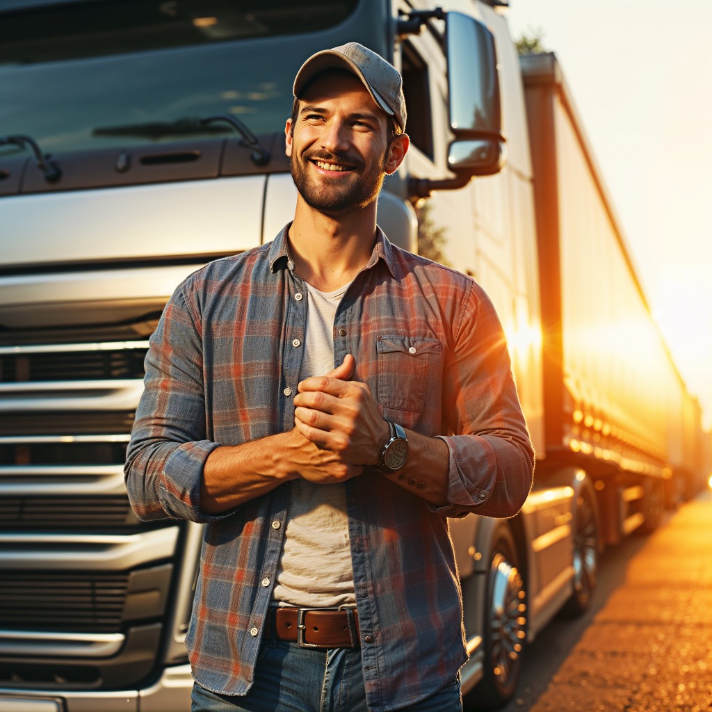 Profissional da Rodoc auxiliando motorista na estrada
